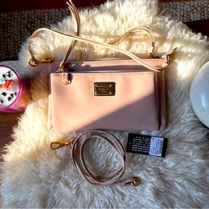 Brazilian Luxury Brand Corello Patent Beige Small HandBag